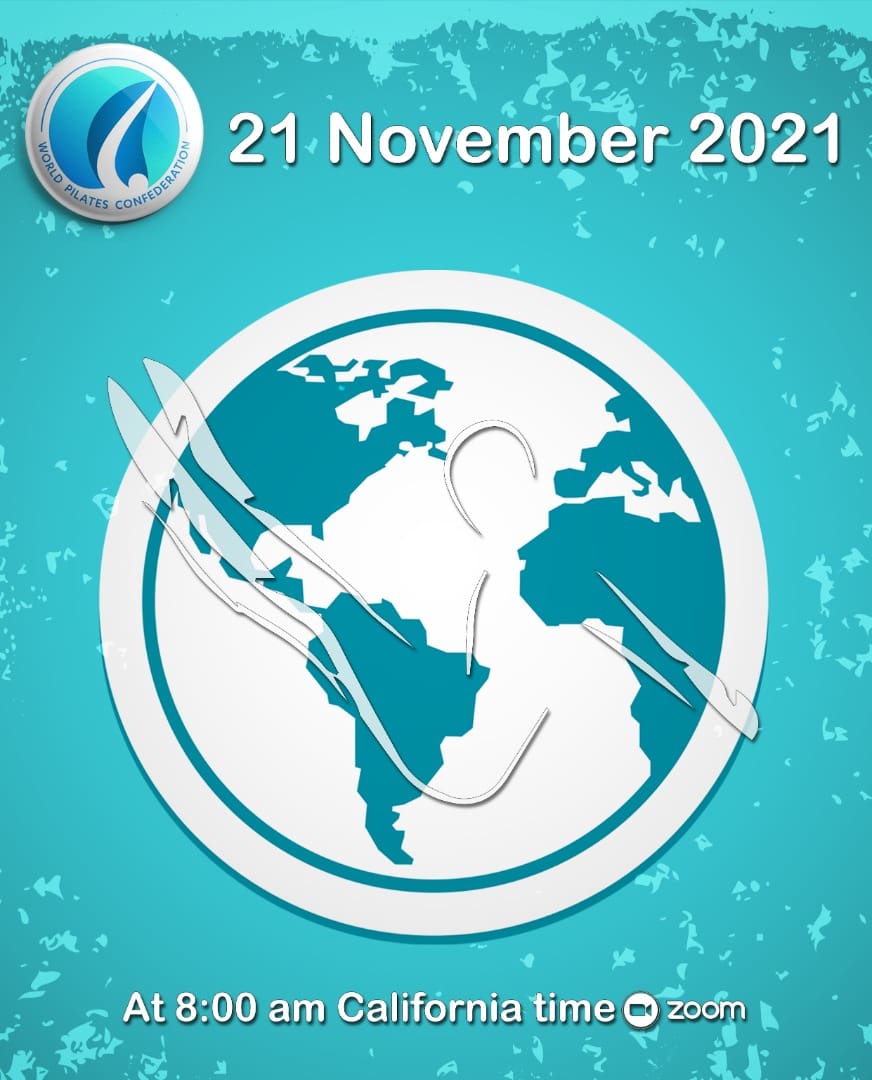 The biggest virtual event of the World Pilates Confederation will be held on November 21, 2021 through Zoom.