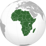 Africa orthographic projection svg 150x150