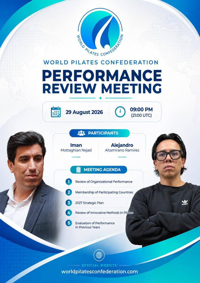 World Pilates Confederation Performance Review Meeting 2026
